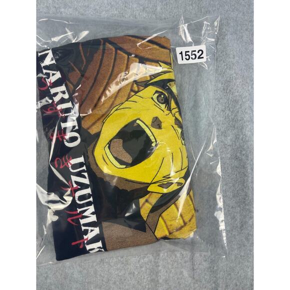 Narutu Uzumaki Anime T Shirt Men's Size L Black Shippuden Collection STAIN - Picture 7 of 7